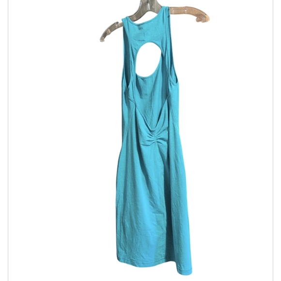 Lululemon Go For It Dress NWT Size 8 HSUR Heathered Surge Slim Fit Pima Cotton - Picture 3 of 6